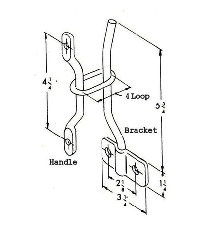Heavy-Duty Door Holder with 4" Loop for Trucks & Trailers - Image 2