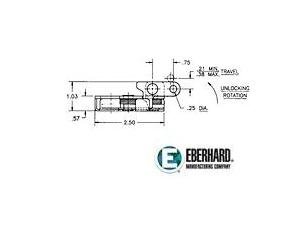 Mini Rotary Latch B - Left Hand - Image 2