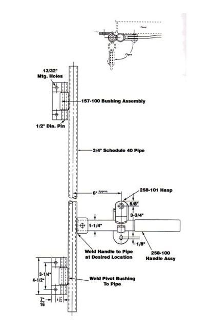 Multipoint Steel Lock for Secure Truck Doors - Image 2