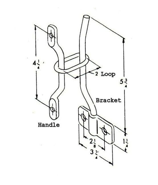 2-Inch Door Holder Link for Truck Hardware - Image 2