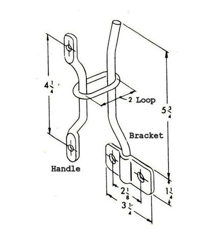 2-Inch Door Holder Link for Truck Hardware - Image 2