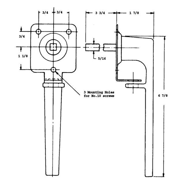 Stainless Steel Padlocking Lever Handle - Image 2