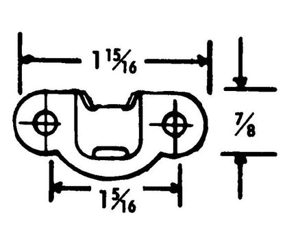 Stainless Steel Hood Fastener Bracket for H-8074 & H-8075 Trucks - Image 3
