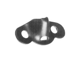 Stainless Steel Hood Fastener Bracket for H-8074 & H-8075 Trucks - Image 1