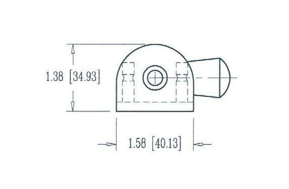 Stainless Steel Spring Latch 1/2 Inch - Image 4