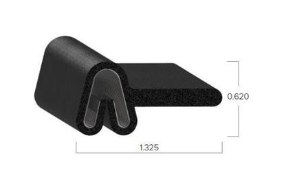 Uni-Grip 1.325 Inch Truck Cap Rubber Flap Seal - Image 2