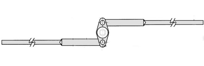Heavy-Duty Lock with 34" Rods for Truck Hardware Applications - Image 1