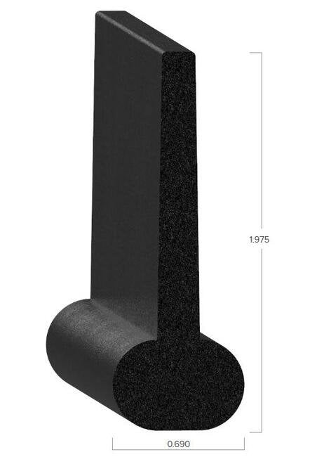 Uni-Grip 0.690in x 1.975in Truck Cap & Rubber Flap Seal - Image 2