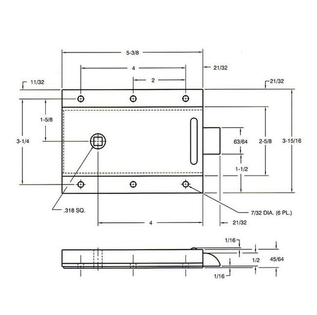 Heavy-Duty Universal Truck Cab Lock - Image 2