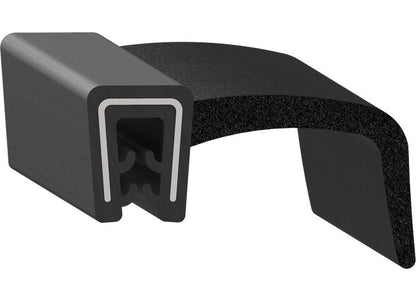 Uni-Grip 1.325" x 0.700" Truck Cap Rubber Flap Seal - Image 1