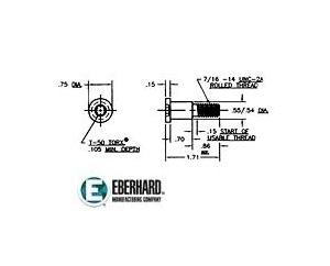 Rotary Latch Flange Mounted Pin Assembly - Image 2