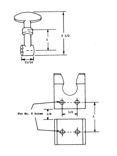 Mini Hold Down with Flexible Rubber Holddowns and Stainless Brackets - Image 3