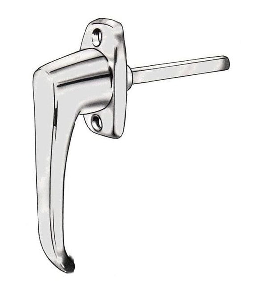 Chrome Plated Lever Handle, Non-Locking - Image 1