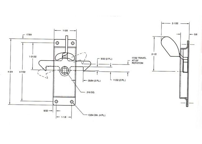 Heavy-Duty Sliding Door Lock for Trucks - Image 2