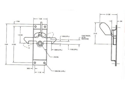 Heavy-Duty Sliding Door Lock for Trucks - Image 2