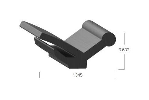 Uni-Grip 1.345" x 0.632" Truck Cap & Rubber Flap Seal - Image 2