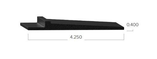 Uni-Grip 4.250in x 0.400in Truck Cap Rubber Flap Seal - Image 2
