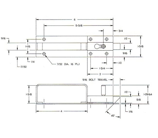 Heavy-Duty Spring Loaded Flush Bolt for Trucks - Image 2