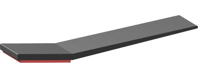 Uni-Grip 3.560" Width x 0.625" Height Truck Cap & Rubber Flap Seal - Image 1