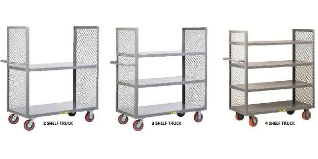 Heavy Duty 2-Sided Shelf Truck - 24x48x22-1/2 in - Image 1