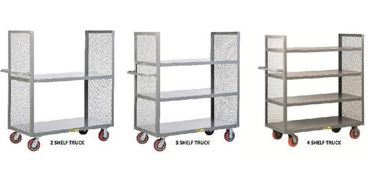 Heavy Duty 2-Sided Shelf Truck - 24x48x22-1/2 in - Image 1