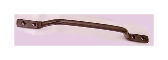 Heavy Duty Steel Grab Handle with Black Plastic Coating - Image 1
