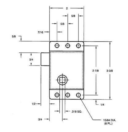 Heavy-Duty Cab Lock Right Hand, Zinc-Coated Steel - Image 2