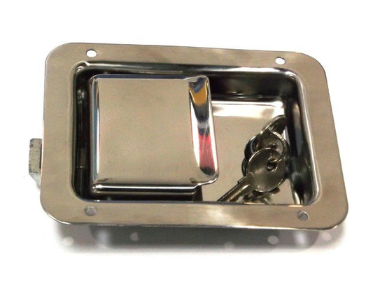 Universal Flush Paddle Handle Lock - Zinc Cylinder - Image 1