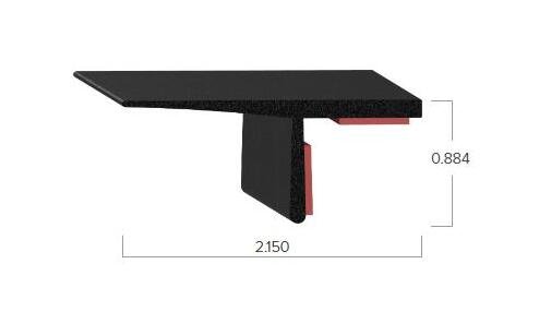 Uni-Grip 2.150 in Width Truck Cap & Rubber Flap Seal - Image 2