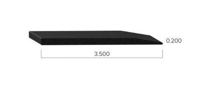 Uni-Grip 3.500" Truck Cap Rubber Flap Seal - Image 2
