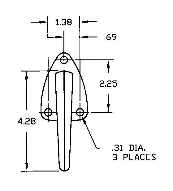 Heavy-Duty Lever Handle with Fixed Escutcheon - Image 3