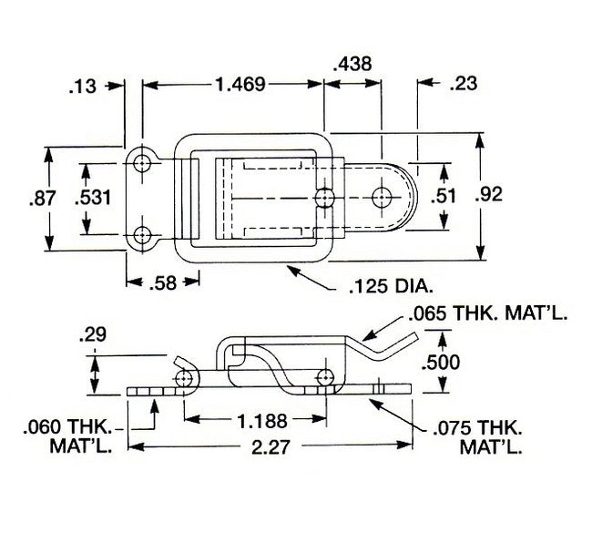 Stainless Steel Pull Down Catch Clamp - Image 2