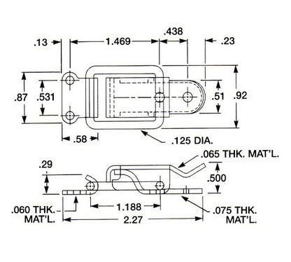 Stainless Steel Pull Down Catch Clamp - Image 2