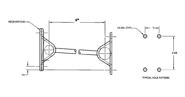 6-Inch Thermoplastic Truck Door Holder - Image 2
