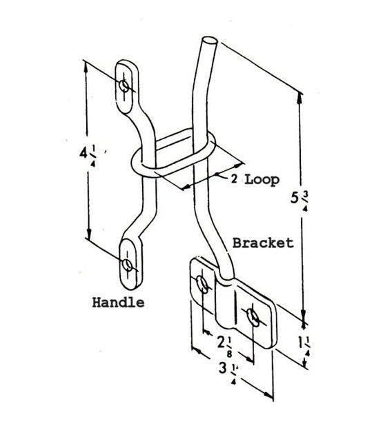 Heavy-Duty Door Holder with 2" Loop for Trucks & Trailers - Image 2