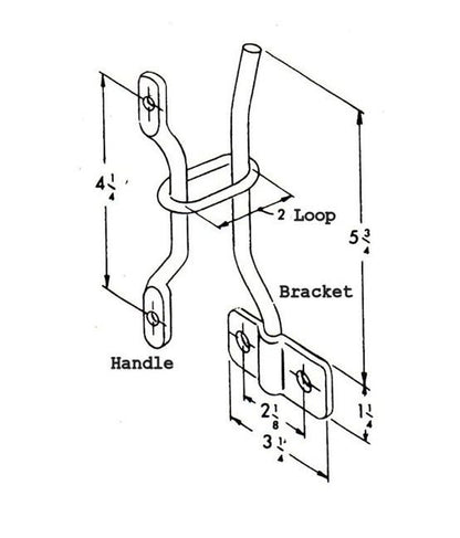 Heavy-Duty Door Holder with 2" Loop for Trucks & Trailers - Image 2