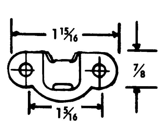 Chrome Plated Hooking Brackets for H-8126 & H-8127 - Image 3