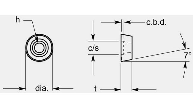 Round Positive Turning Blank with Chipbreaker and Hole Set - Image 1