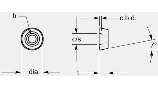 Round Positive Turning Blank with Chipbreaker and Hole Set - Image 1