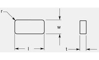 Ultra-Met® Railroad Heavy Turning Blank - Thickness: 0.765 / 0.775 in