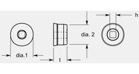 Railroad Heavy Turning Blank, 0.372 / 0.378 in