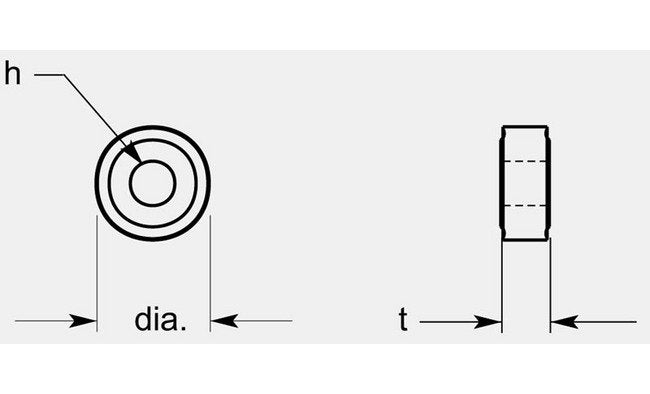 High Precision Utility Round Negative F1 Chipbreakers and Hole - Image 1