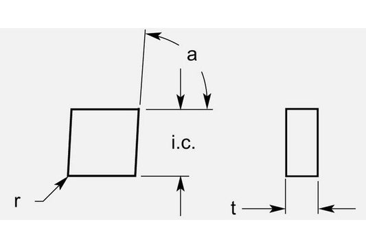 Diamond Negative Turning Blanks, 0.135 / 0.143 in Thickness - Image 1
