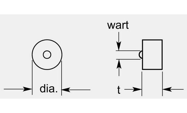 Precision Round Negative Turning Blank, 0.247 / 0.253 in Thickness - Image 1