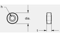 R1 Chipbreaker & Hole Turning Blank - 0.256/0.262in