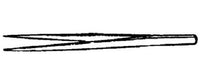 Diamond Needle TWE8 6 Inch Straight Tweezer