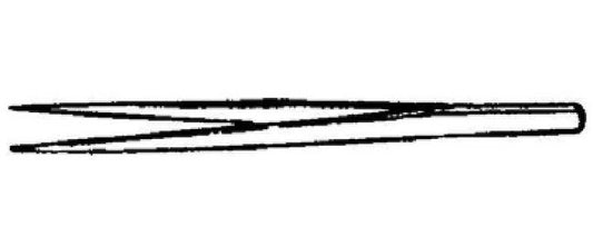 Diamond Needle TWE8 6 Inch Straight Tweezer - Image 1
