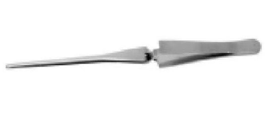Diamond Needle Corp. TWE16 Self-Locking Stainless Steel Tweezer - Image 1