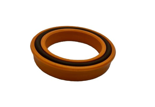 Polymyte FKM U-Cup Seal - 5.5" ID, 6" OD, 3/8" H - Image 1