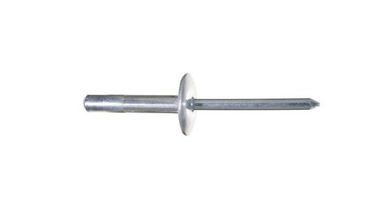 Ornit U-Fix Aluminum Steel Rivet 4.0mm x 12.7mm, X-Large Head - Image 1